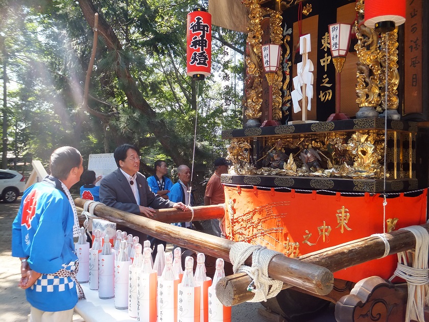 矢作神社の山車（2013年10月2日）