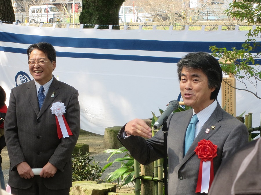 豊田市長の太田稔彦さん（2015年3月22日）