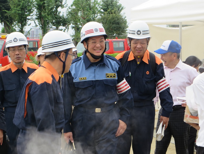 愛知県・岡崎市総合防災訓練