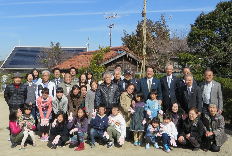 岡崎さくら１００年プロジェクト・三島学区植樹式