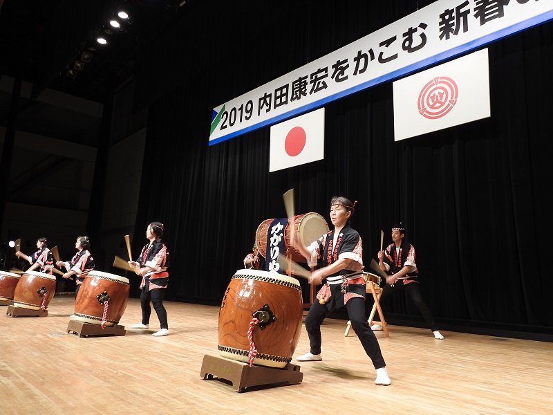 内田康宏をかこむ新春の集い